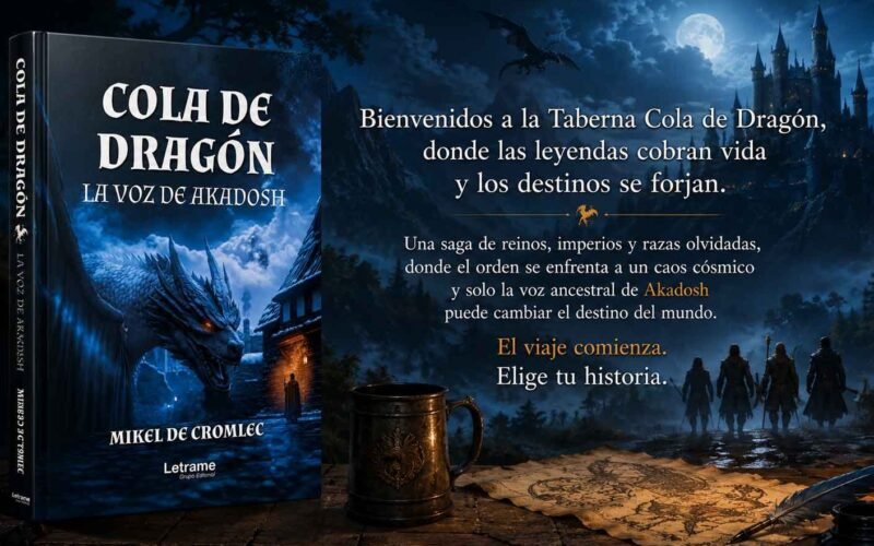 MIKEL DE CROMLEC PRESENTA ‘COLA DE DRAGÓN, LA VOZ DE AKADOSH’