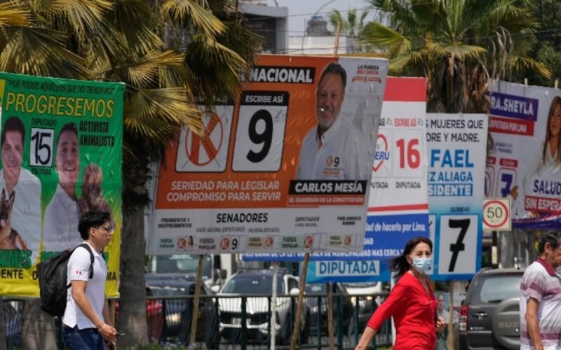 Perú escoge mañana un nuevo presidente