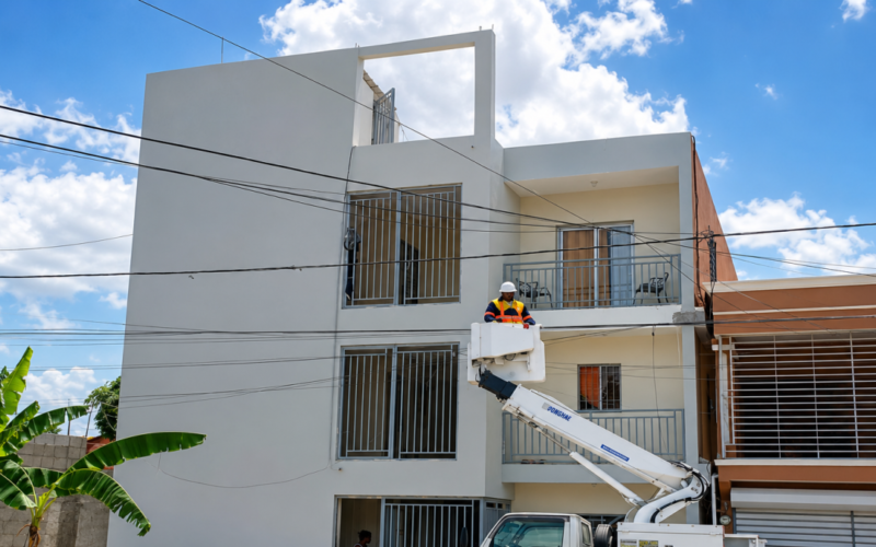 ¡Por tercera vez! Edeeste tumba «conexión irregular» en un edificio de Higüey