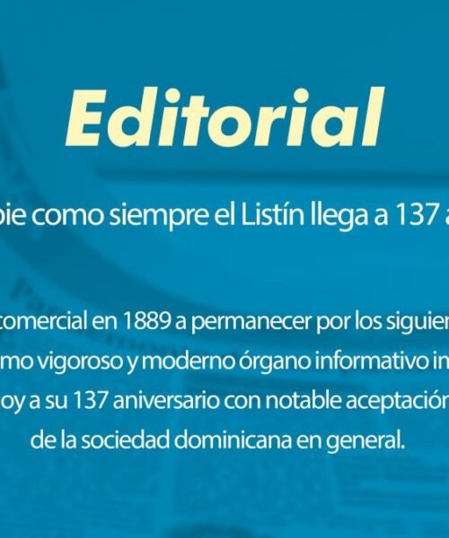 En pie como siempre el Listín llega a 137 años