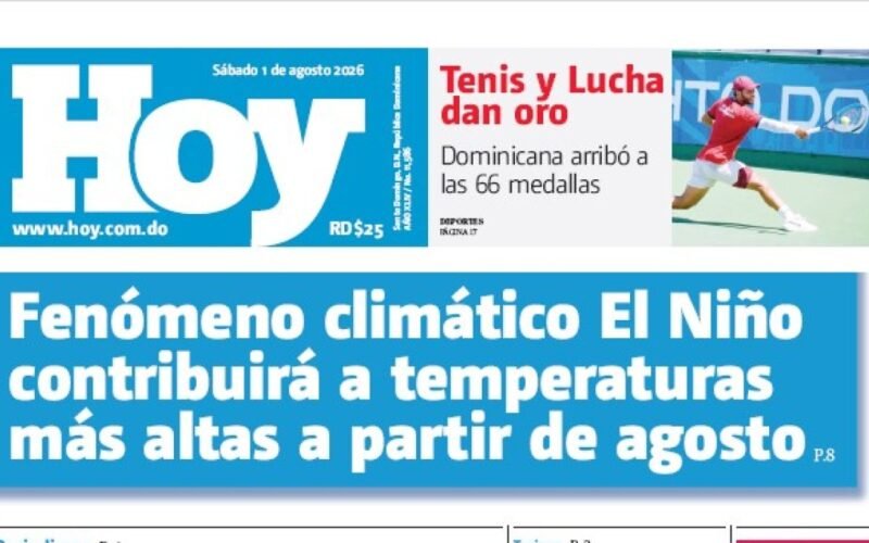 Edición Impresa, sábado 01 de agosto de 2026