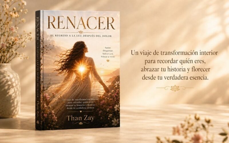 THAN ZAY INVITA A DEJAR DE SOBREVIVIR PARA VOLVER A UNO MISMO EN «RENACER. EL REGRESO A LA LUZ DESPUÉS DEL DOLOR»